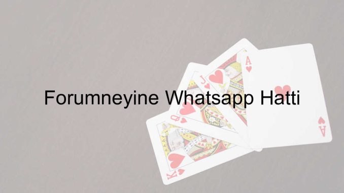 Forumneyine Whatsapp